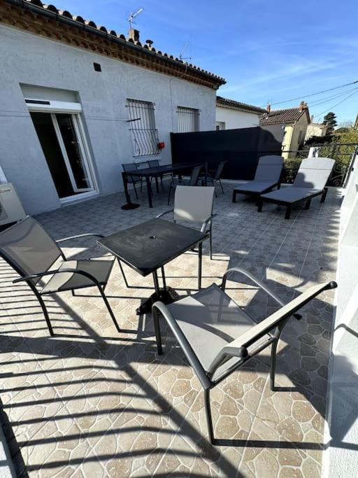 Appartement Sabatier T4 Avec Terrasse Et Jardin Каркассонн Екстер'єр фото